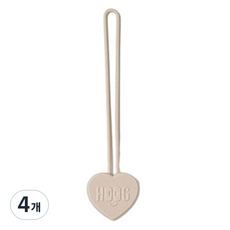 HOOG 游泳用品 愛心吊飾 鑰匙圈, HKR011 沙灘, 4個