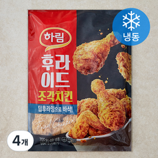하림 후라이드 조각치킨 (냉동), 700g, 4개
