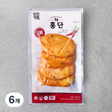 삼진어묵 홍단 어묵 4개입, 160g, 6개