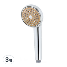 리버그린 빅 꽃살비 샤워헤드, 3개, 골드