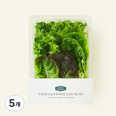 프리미엄 무농약 유러피안 소프트 가든 믹스, 110g, 1개입, 5개