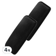 Chronicle 車用長途駕駛加厚護膝靠墊 全車型通用, 麂皮黑, 4個