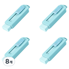 STAEDTLER 施德樓 滑動式自動鉛筆型橡皮擦, 粉藍色, 8個