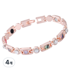 KODACHIEF 데일리 케어팔찌 로즈 골드, 4개