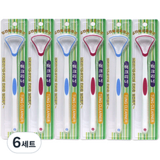 漢陽舌頭清潔劑藍色 3p + 紅色 3p, 6組