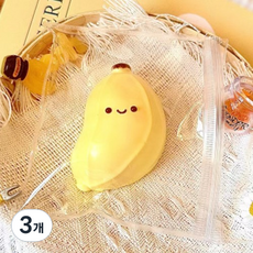 토브라인 집중력향상 쫀득쫀득 빵떡말랑이 스퀴시, 3개, 초코바나나