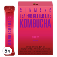 선망 콤부차 체리맛, 5g, 5개, 10개입