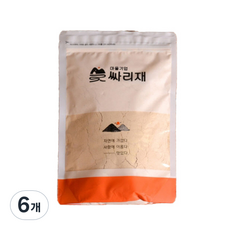 싸리재 쪄서 만든 늘보리 선식, 500g, 6개