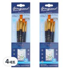 giorgione 美術畫筆組, 5種, 4套