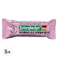 자이텐바허 초코 단백질바 딸기맛, 60g, 5개
