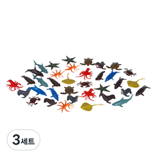 캐스비 동물왕국 해양 피규어 12종 x 3p 세트, 3세트