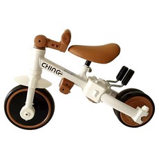 CHING-CHING 親親 XG-5707W 四合一推桿學步三輪車, 白色, 1個