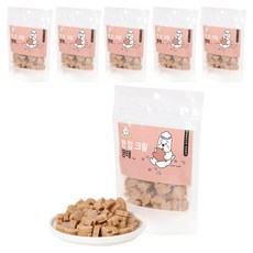 뽀뽀제과 강아지 노즈워크 한입 크릴 훈련간식, 명태, 100g, 6개