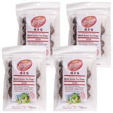 美元蜜餞 綠茶梅 50g 無防腐劑 無甜精 台灣製造, 4包