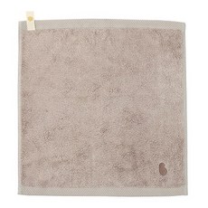 Bamboo bebe 刺繡印花毛巾 77g, 暖灰色, 1入