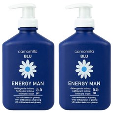 캐모마일블루 에너지맨 남성청결제, 2개, 300ml