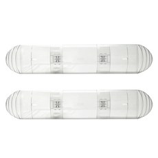 제노믹스 윈드바이저 천장형 냉난방기 바람막이 투명, 2개