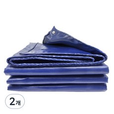 GUARDMAN 高級防水帆布 帳篷布, 2個, 藍色