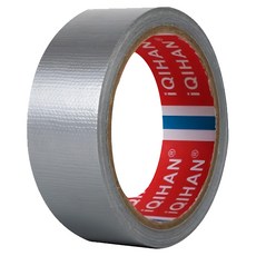 DADA 高黏度強力布膠帶 40mm*20m，厚度0.26mm, 銀色, 1個