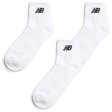 New Balance NB Crew Socks 中筒襪 3雙, 白色, 1組