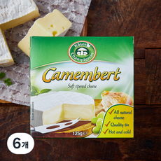 샴피뇽 까망베르, 125g, 6개, 1개입
