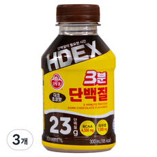 3 Minutes Meals 蛋白質黑巧克力口味, 300ml, 3個