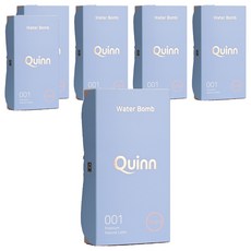 Quinn 001 워터밤 수용성 젤 콘돔, 12개입, 6개