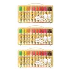 SIMBALION 雄獅 CFM 新功夫鴨彩色筆 外盒顏色隨機, 24色, 3盒