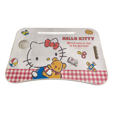 收納王妃 三麗鷗摺疊床上桌 KITTY格子 12歲以上適用, 1個