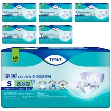 TENA 添寧 PROskin 全透氣紙尿褲 長效型, S, 30片, 6包