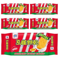 孔雀餅乾, 台灣製造, 隨身包, 75g, 5包