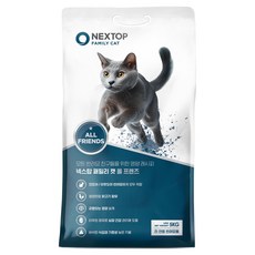 우성사료 넥스탑 전연령 패밀리캣 올 프렌즈 건식사료, 닭, 5kg, 1개