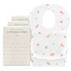 agazzang 不織布圍兜, 恐龍款, 20入, 3盒