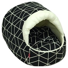 반려동물 두기펫 옥스포드 루나 동굴하우스, 블랙, 1개