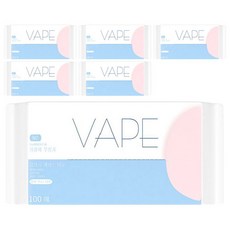 VAPE 팝업타입 일회용 페이스 타올, 100매, 6개