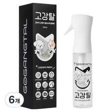 고강탈 반려동물 탈취제 무향, 300ml, 6개