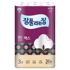 all'swell 三層捲筒衛生紙 抗菌 無香 4D 壓紋, 30m, 30捲, 1袋