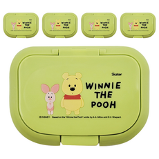 Skater 濕紙巾蓋, 芥末綠, 5個