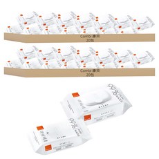 Combi 康貝 純水柔濕巾 大 10包 + 小 10包, 20包, 2組