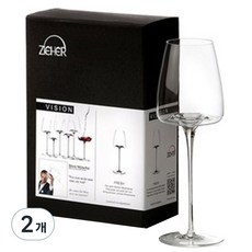 지허 와인잔 샴페인, 340ml, 2개