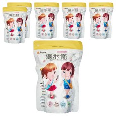 玉山碾米 纖米條 芝麻口味, 無麩質, 100%糙米, 無防腐劑, 即時點心, 60g, 6包