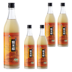 陳稼莊 糙米醋, 600ml, 5瓶