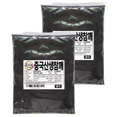 복이네먹거리 중국산 생검은깨, 1kg, 2개