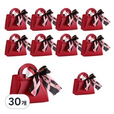 유메모아 스타일 구디백 캔디 선물 상자 스몰, 자주색, 30개