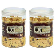 벨버드 반려견 황태 쿠키킹 비스켓, 황태 + 고구마 + 계란 + 우유 + 치즈 혼합맛, 600g, 2개
