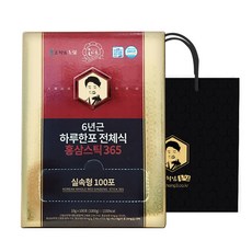 고철남홍삼 짜먹는 6년근 하루한포 전체식 홍삼스틱365 + 쇼핑백, 100회분, 1개