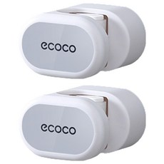 마크툴 욕실용 걸레 벽걸이 홀더, 그레이, 2개