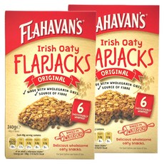 FLAHAVAN'S 全穀燕麥棒 原味, 240g, 2盒
