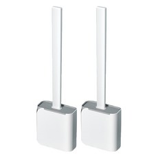 금깨비 소프트 변기 브러쉬 세트 스탠드형, 화이트, 2개