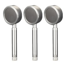 HOMEDAUM TheSSEN鋁合金渦輪增壓H8蓮蓬頭, 銀色, 3個